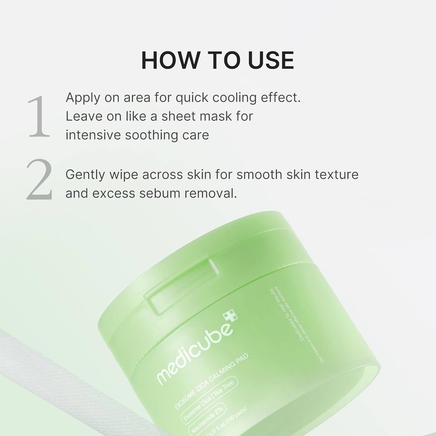 medicube Toner Pads Zero Pore Pad 2.0 | Dual-Textured Facial Pad for Exfoliation and Pore Care with 4.5% AHA Lactic Acid, 0.45% BHA Salicylic Acid | Ideal for All, Korean Skin Care, 70 Pads (1 Pack)