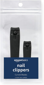 Amazon Basics nail clippers with curved blades
