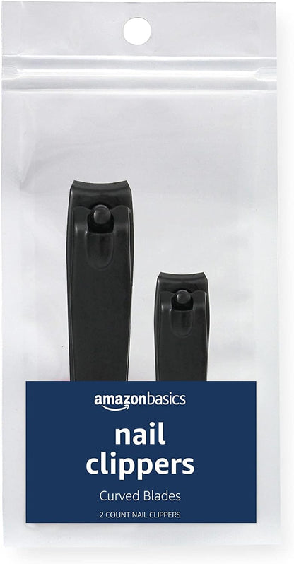 Amazon Basics nail clippers with curved blades