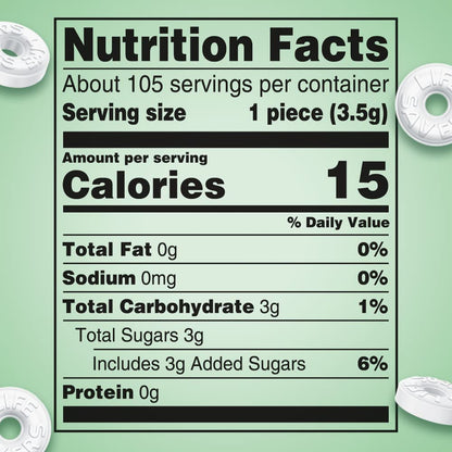 Sharing size bag of LIFE SAVERS Wint O Green mints
