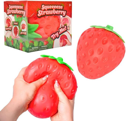 Sunny Days Entertainment jumbo strawberry squishy toy