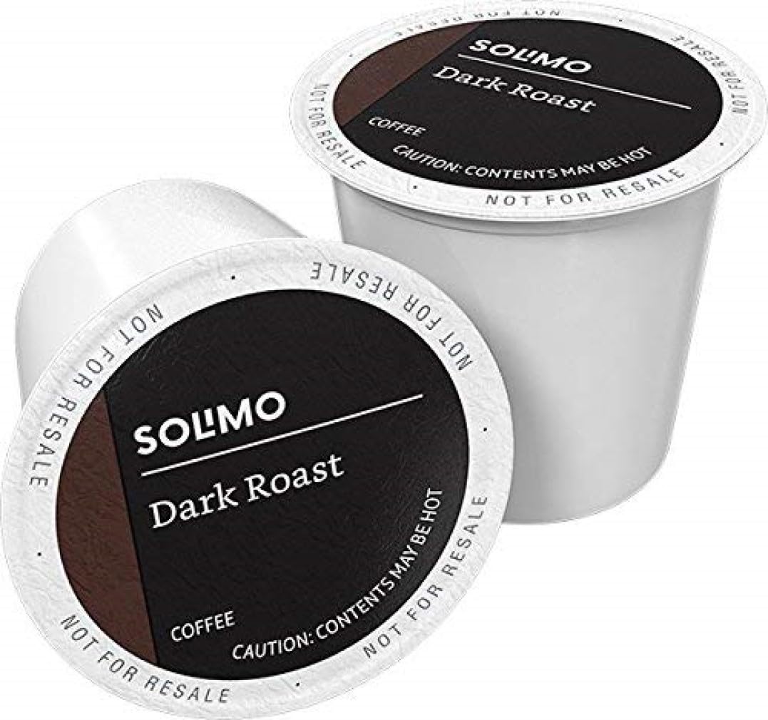 Amazon Brand Solimo dark roast K-Cup pods