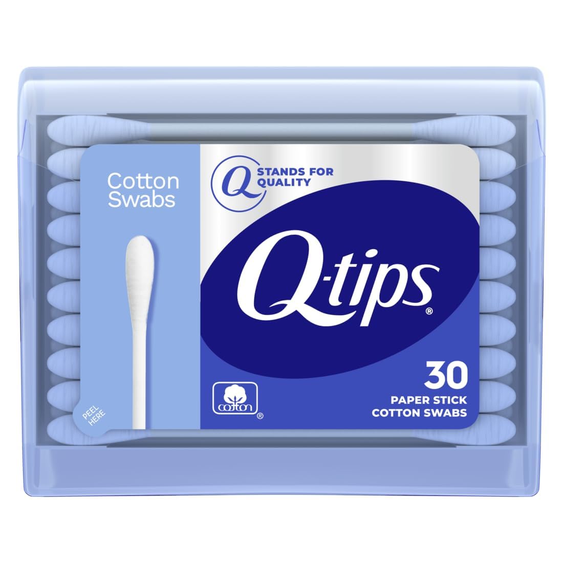 Q-tips portable cotton swabs flip top pack