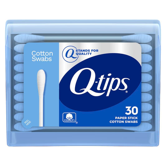 Q-tips portable cotton swabs flip top pack