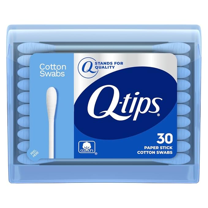 Q-tips Swabs Travel Pack 30 count blue
