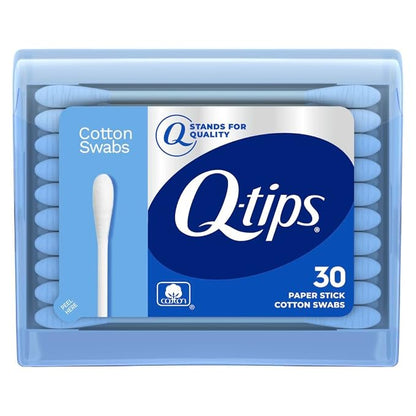 Q-tips Swabs Travel Pack 30 count blue