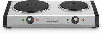1800W Cuisinart countertop burner with two plates