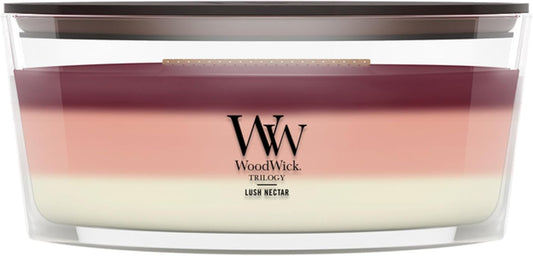 WoodWick crackling wick candle with layered fragrance