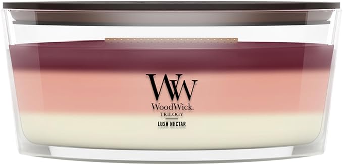 WoodWick Lush Nectar tri-scented candle 16oz jar