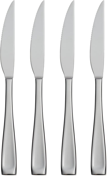 Modern Oneida flatware set with clean lines