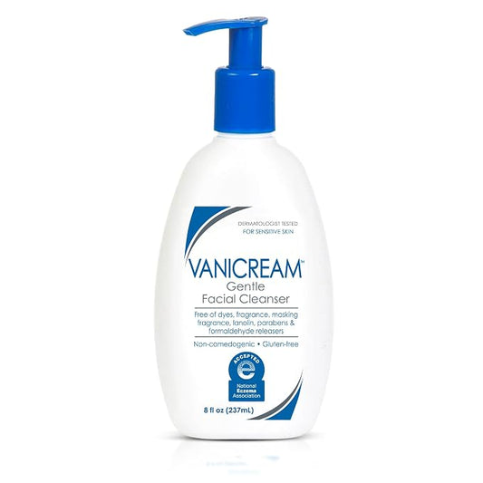 Vanicream Gentle Facial Cleaner pH-balanced face wash 8 fl oz