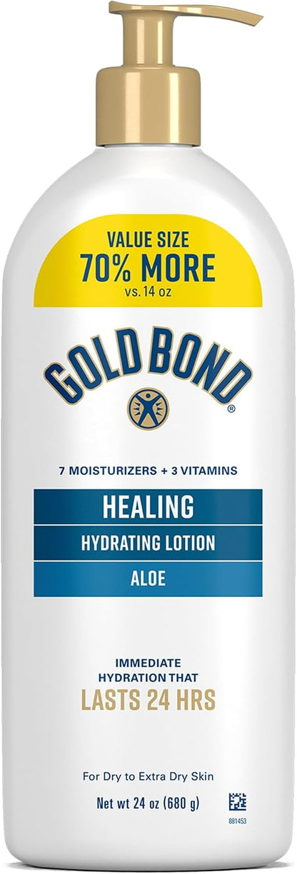 Gold Bond aloe body lotion for dry skin