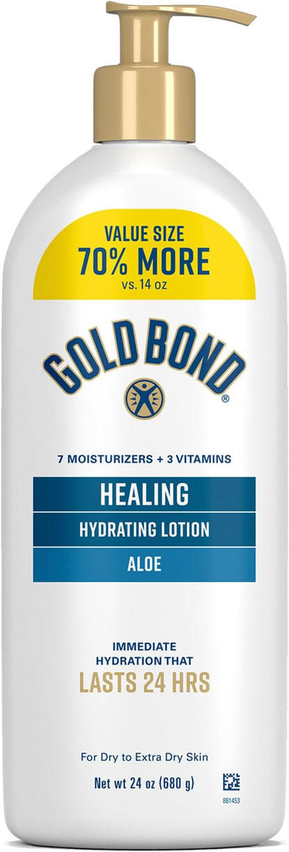 Gold Bond Healing Hydrating Body Lotion 24 oz pump