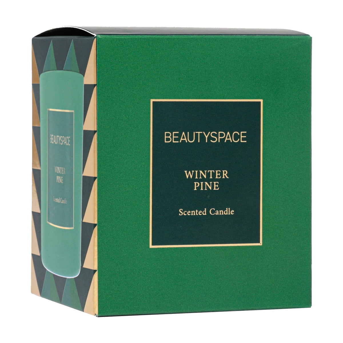 Winter Pine holiday gift candle by BEAUTYSPACE