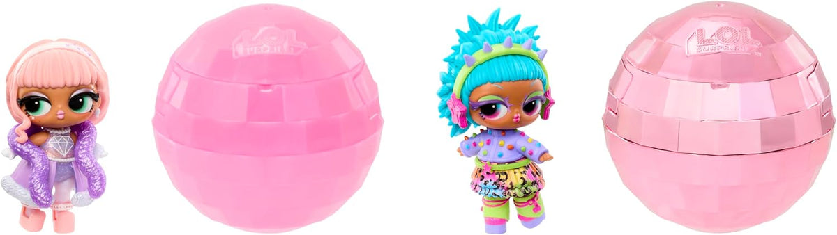 Kids collectible doll set with 7 surprises