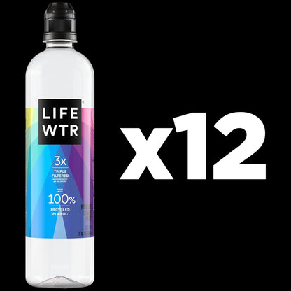 LIFEWTR 700 mL recycled plastic bottle pack