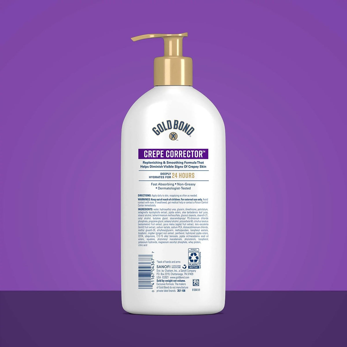 Gold Bond Age Renew lotion with moisturizers and vitamins