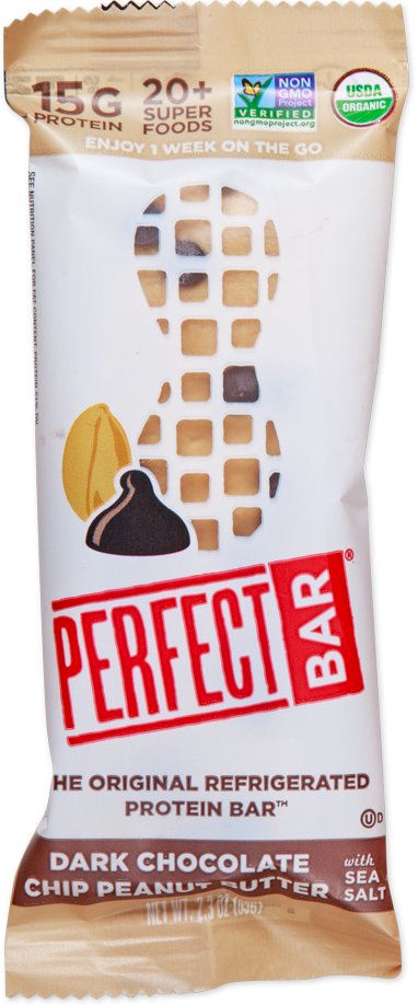 Trader Joe's Perfect Bar dark chocolate chip peanut butter protein bar