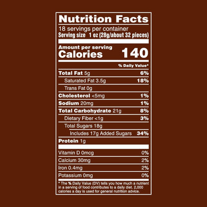 Resealable bag of colorful M&M'S milk chocolate candy
