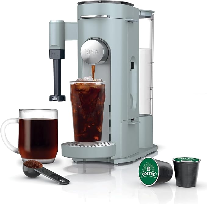 Ninja single serve coffee maker with pod and ground compatibility