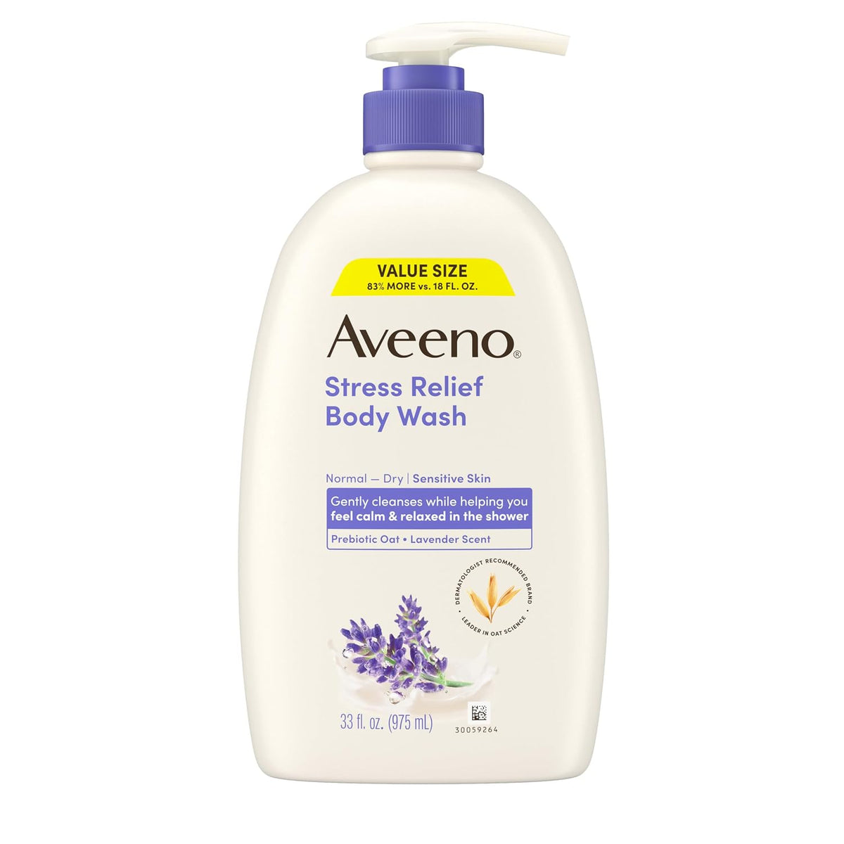 Aveeno lavender scent body wash for sensitive skin