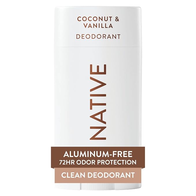 Native Coconut Vanilla aluminum-free deodorant stick