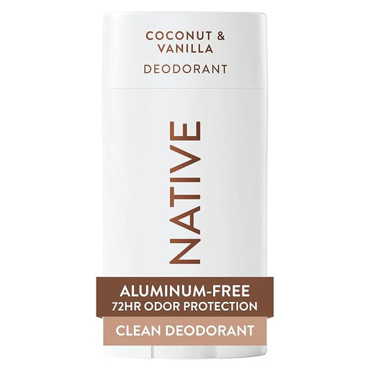 Native Coconut Vanilla aluminum-free deodorant stick