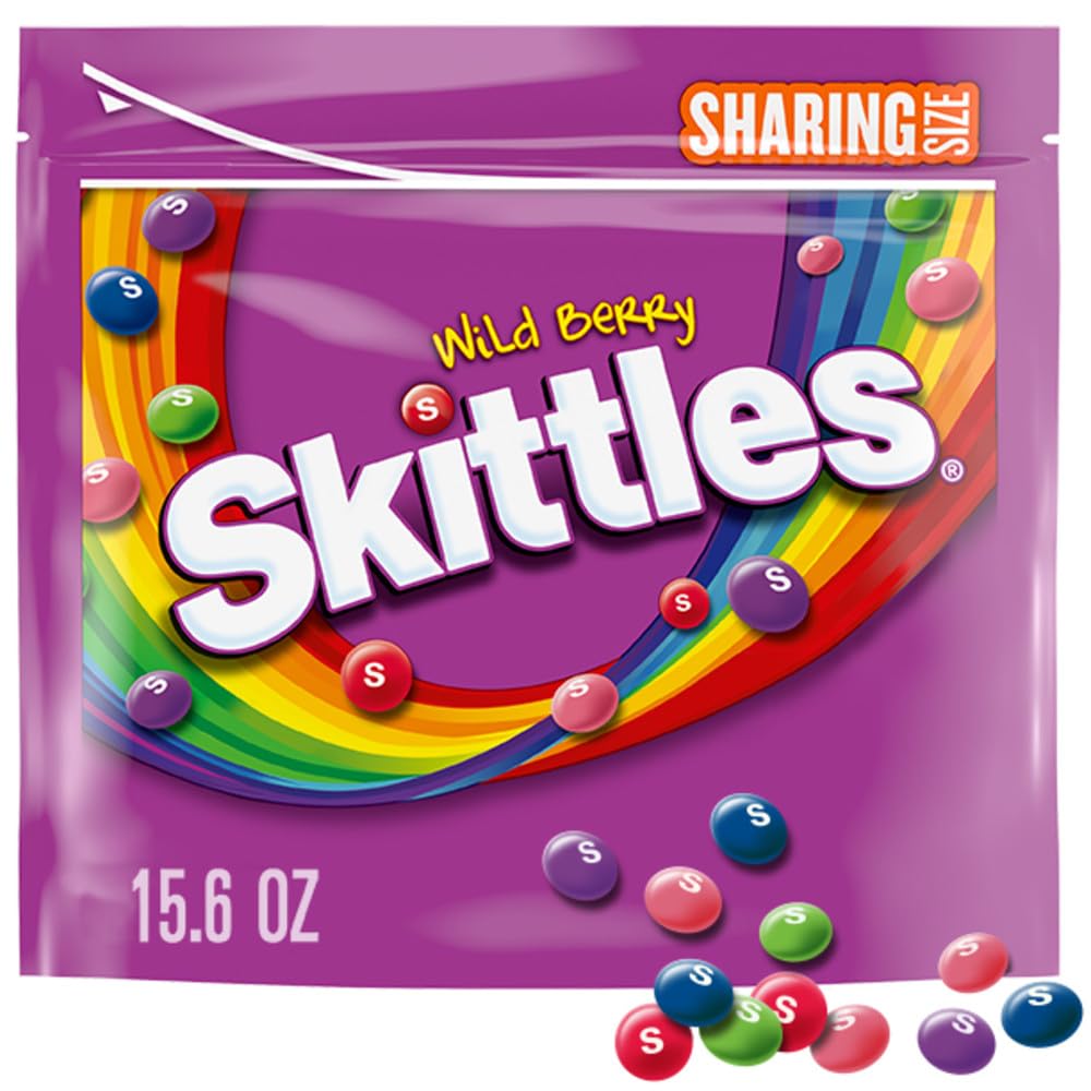 Skittles Wild Berry candy bag with berry flavors