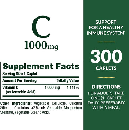 Vitamin C 1000mg immune support caplets by Nature's Bounty