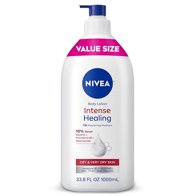 NIVEA Intense Healing Body Cream 33.8 fl oz bottle