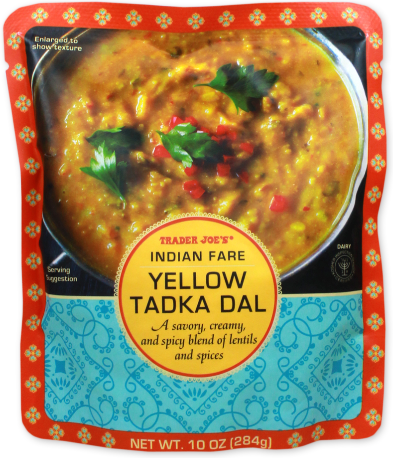 Trader Joe's Yellow Tadka Dal kosher pantry staple