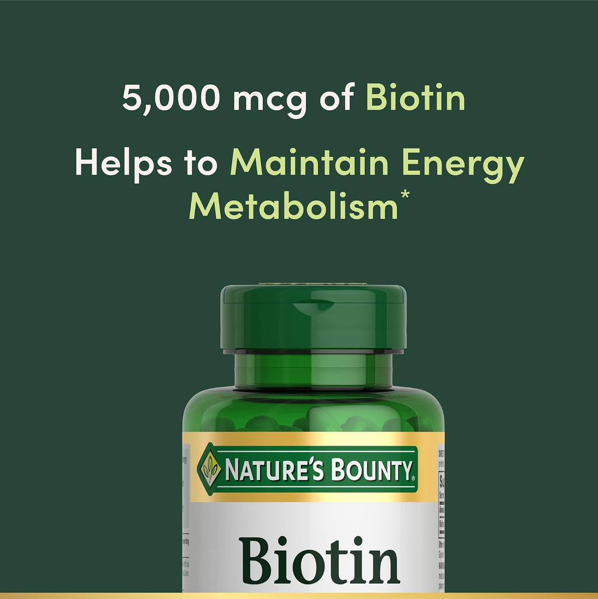 Nature's Bounty B-family vitamin supplement bottle