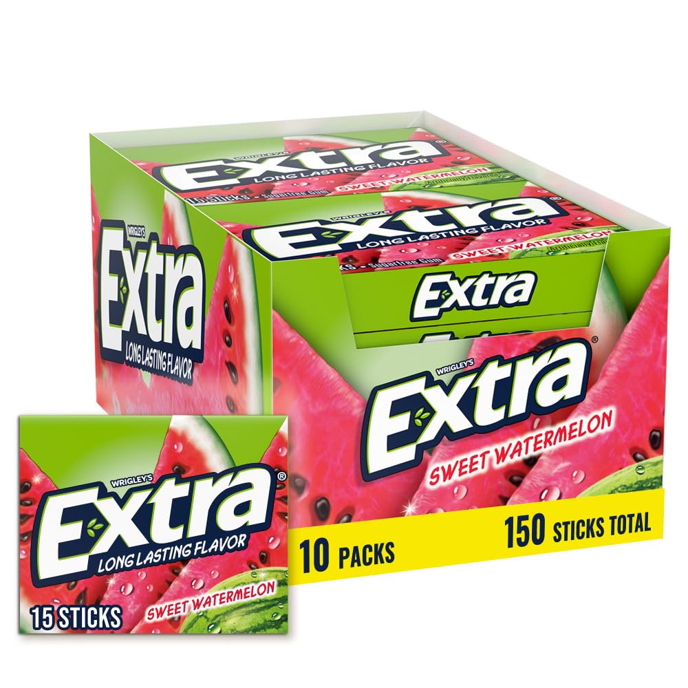 EXTRA Sweet Watermelon chewing gum bulk box