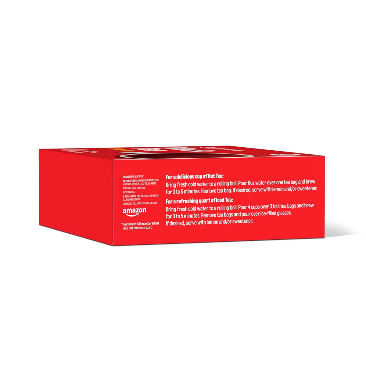 Amazon Saver tea package for hot or iced tea