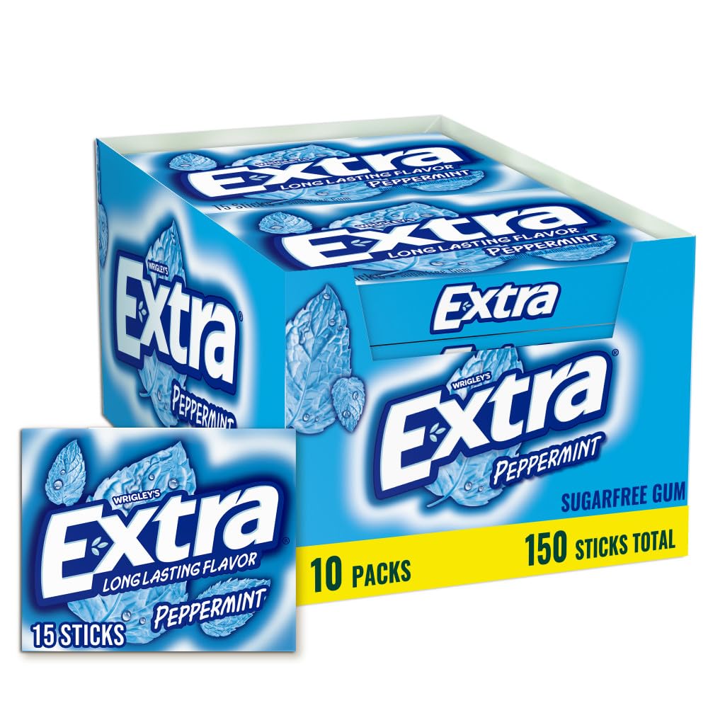 WRIGLEY'S EXTRA Peppermint gum slim packs