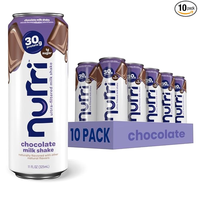 Nurri chocolate 30g protein ultra filtered milk shake cans