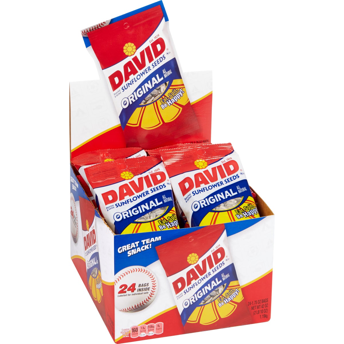 David original flavor sunflower seeds bulk box