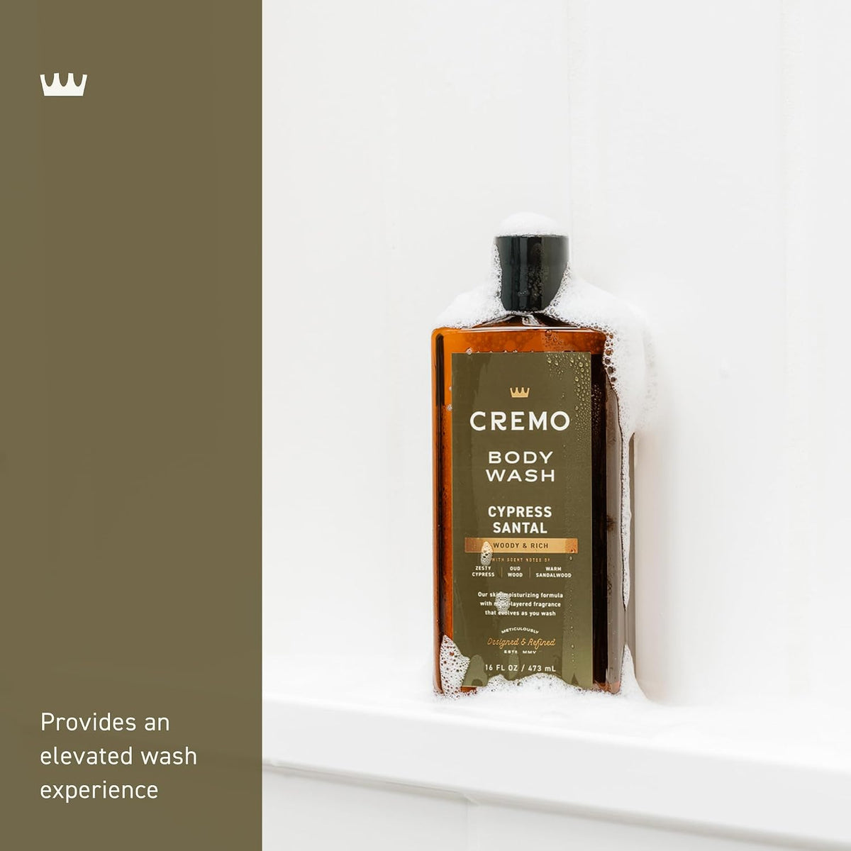 Cremo Cypress Santal shower gel for men