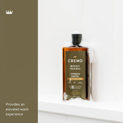 Cremo Cypress Santal shower gel for men
