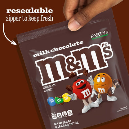 M&M's bulk candy bag for sharing and baking