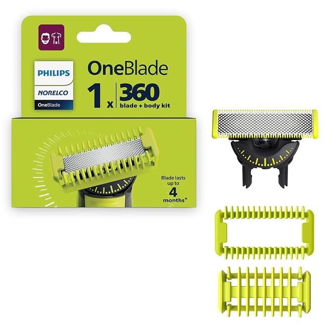 Philips Norelco OneBlade 360 replacement blade face and body kit