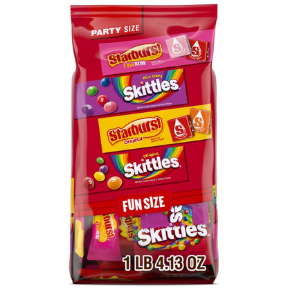 Wrigley's SKITTLES and STARBURST fun size candy mix