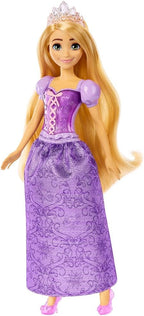Rapunzel doll with sparkling outfit and tiara