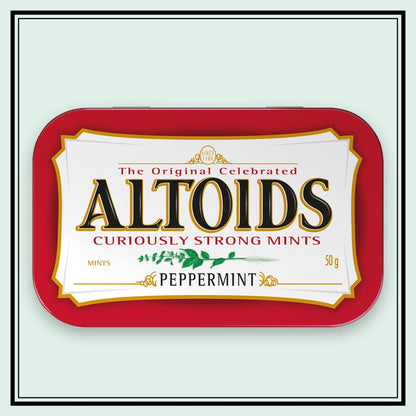 Altoids curiously strong peppermint mints pack