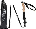 A ALAFEN compact folding aluminum walking pole