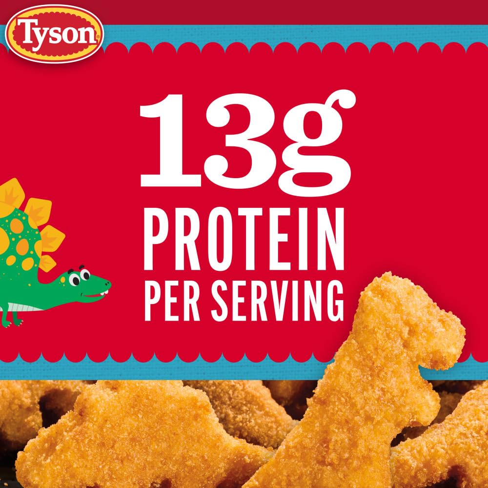 Tyson fun dinosaur nuggets for kids meals