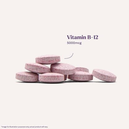Fast dissolve vitamin B12 supplement for daily wellness