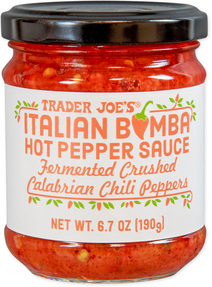 Trader Joe's Italian Bomba hot pepper sauce