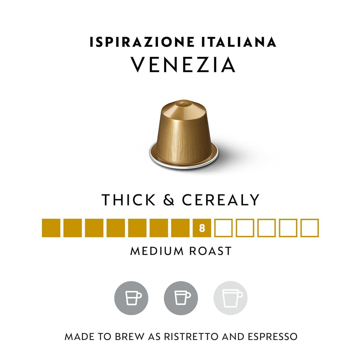 Ispirazione Venezia balanced coffee capsules for Nespresso Original