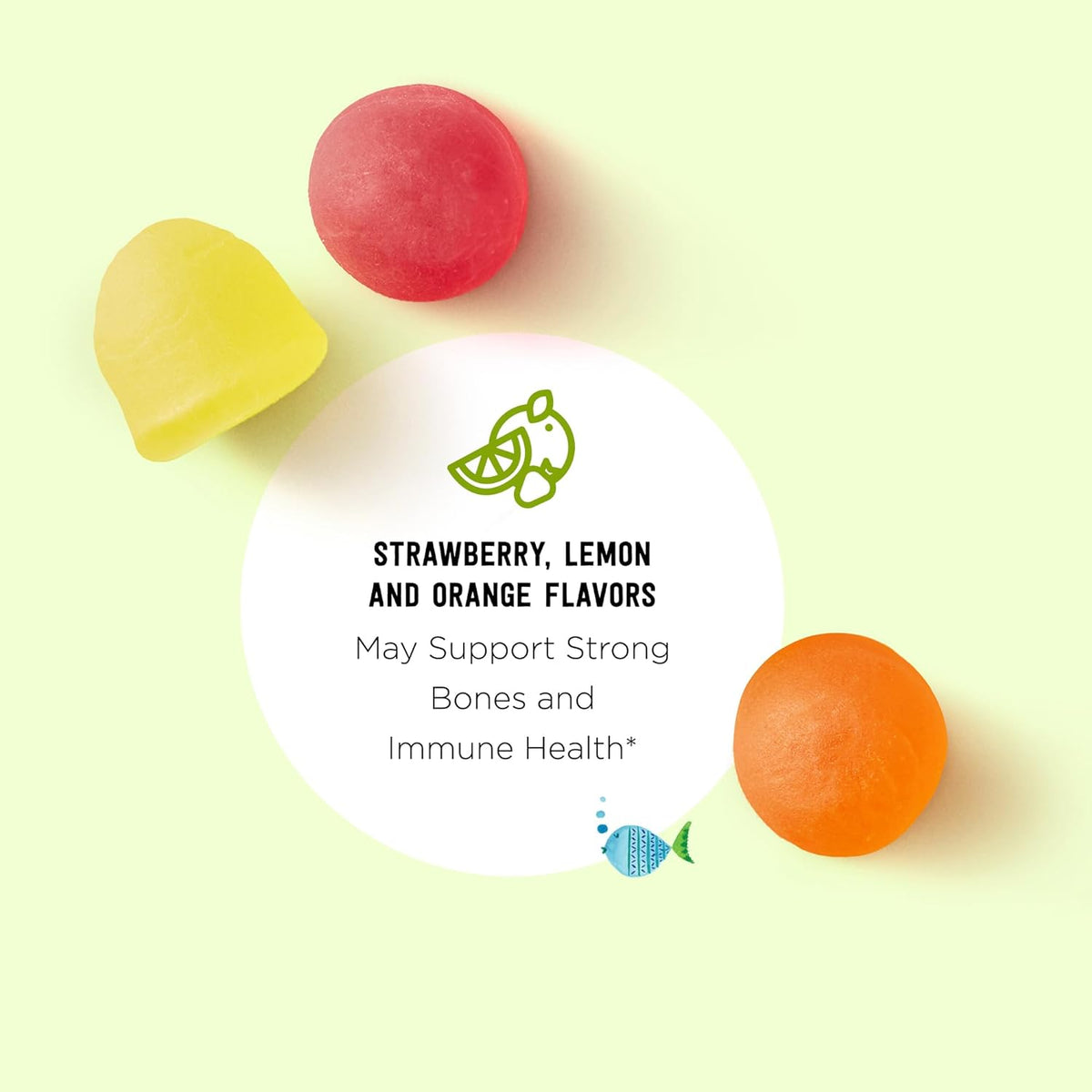 Mama Bear children’s vitamin D3 supplement bottle